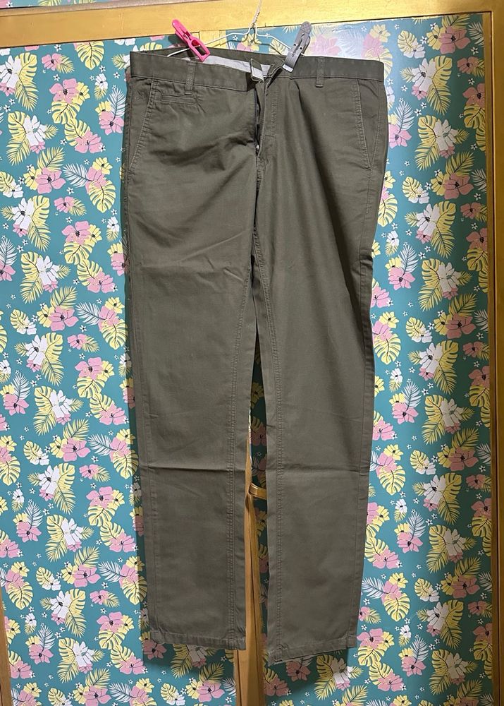 Olive Green Formal Pant