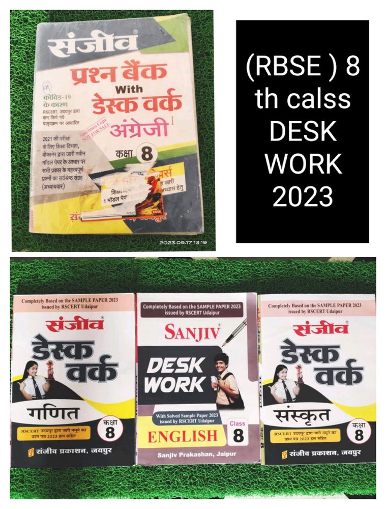 RBSE (8 calss==DESK WORK) 2023 Combo