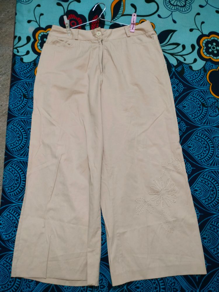 Straight Nude Trousers @149