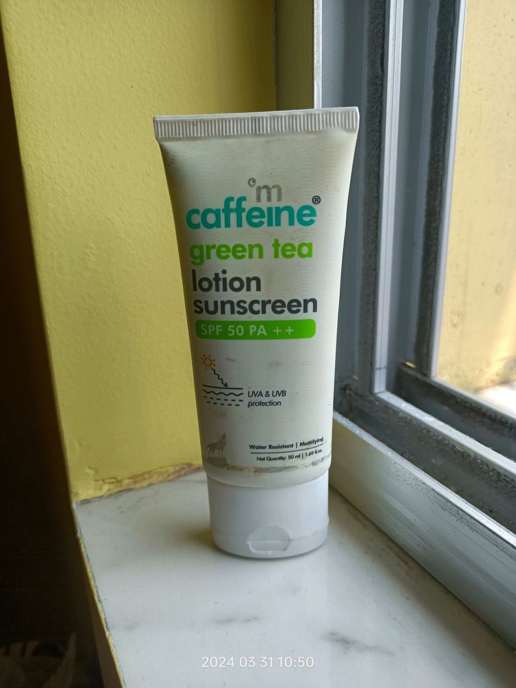 M Caffeine Sunscreen