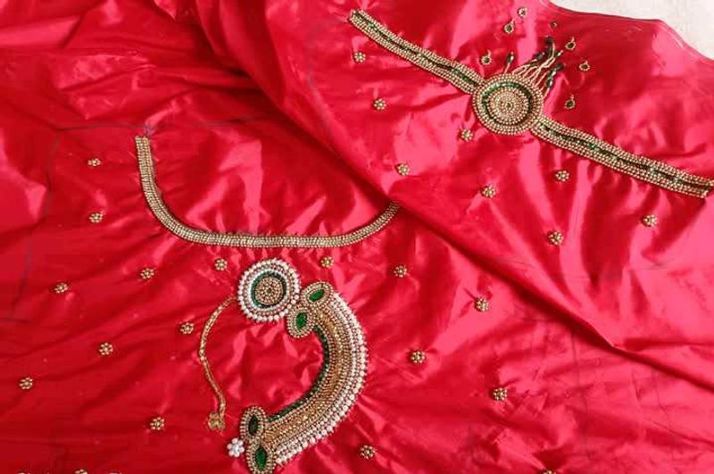 Customize Blouse Aari woek