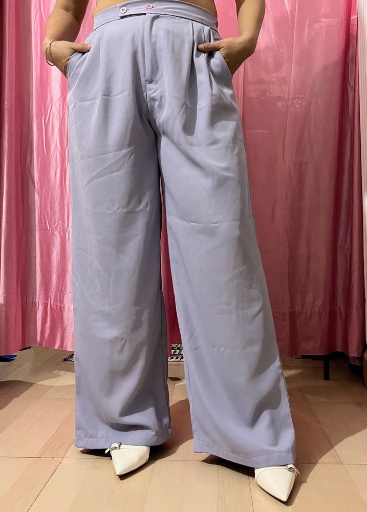 Wide Leg Korean Trousers