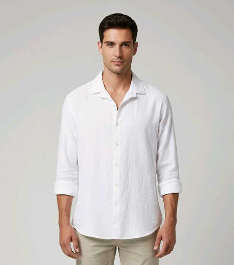 White Linen Shirt
