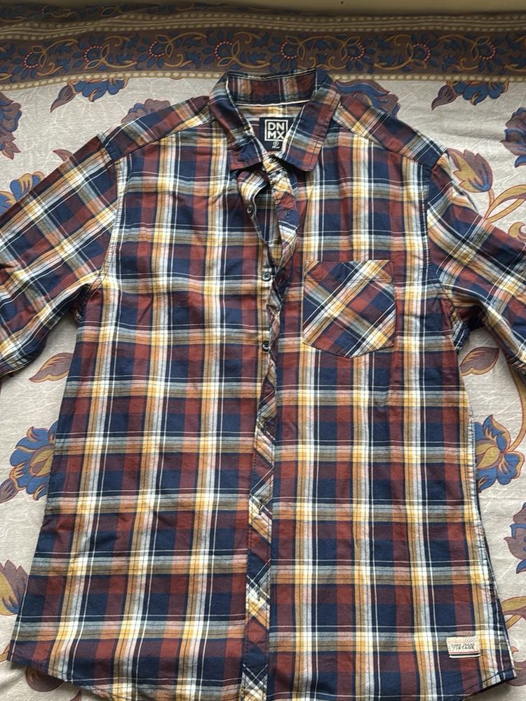 DNMX Plaid Casual Shirt