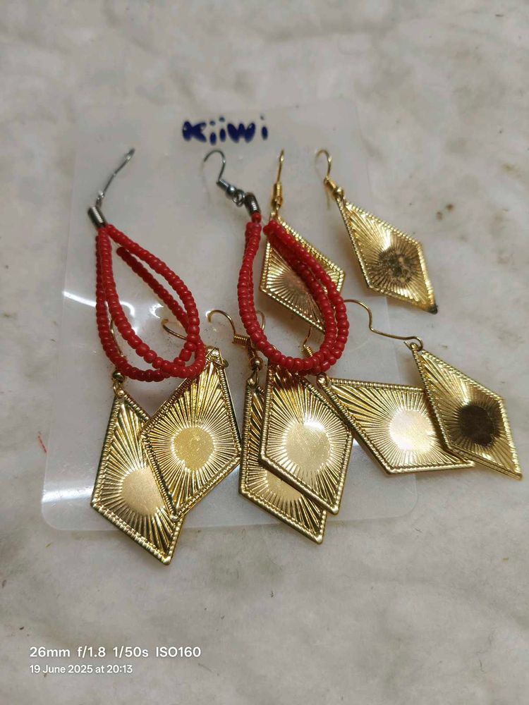 Earrings 5 Piece Total