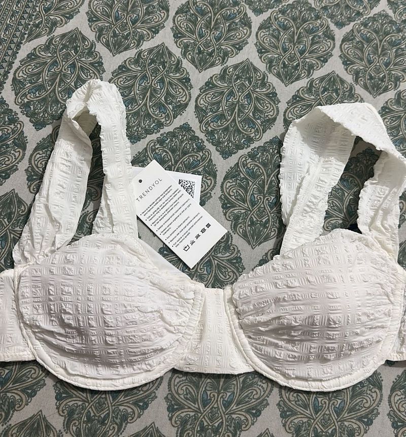 Trendyol White Bralette Top, Bust- 38/36