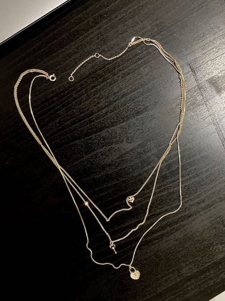Layered Heart Necklace