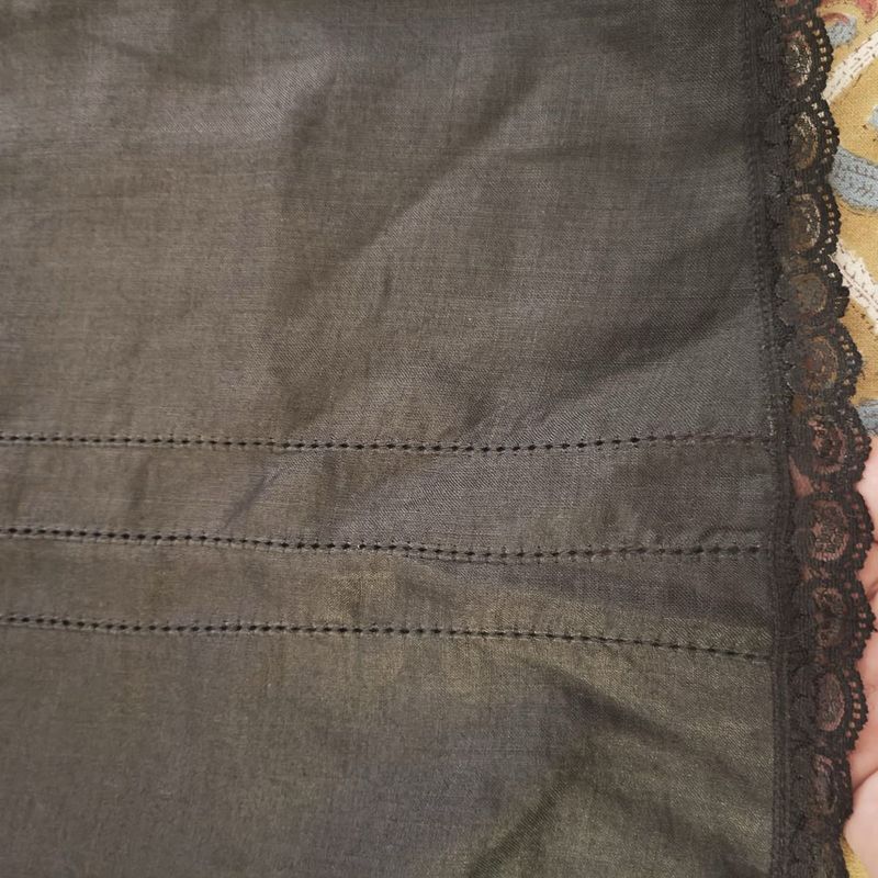 Elegant Black skirt linen- zip not working