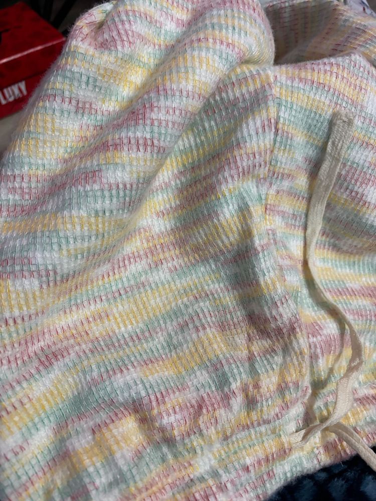 Pastel Striped Knit Top