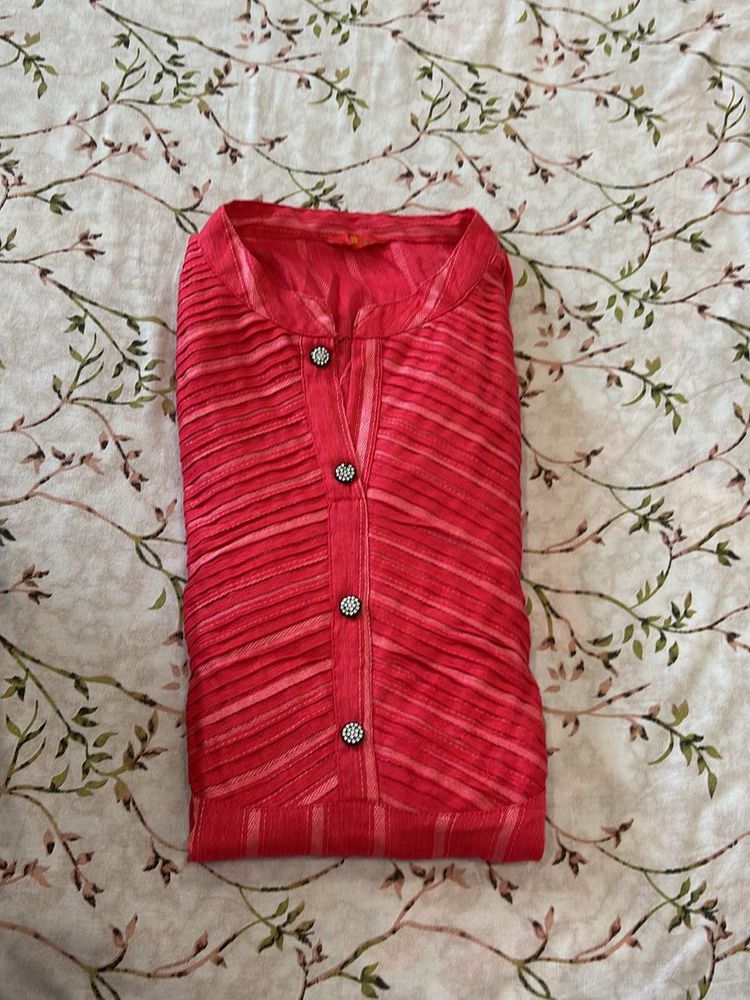 Elegant Red Kurta