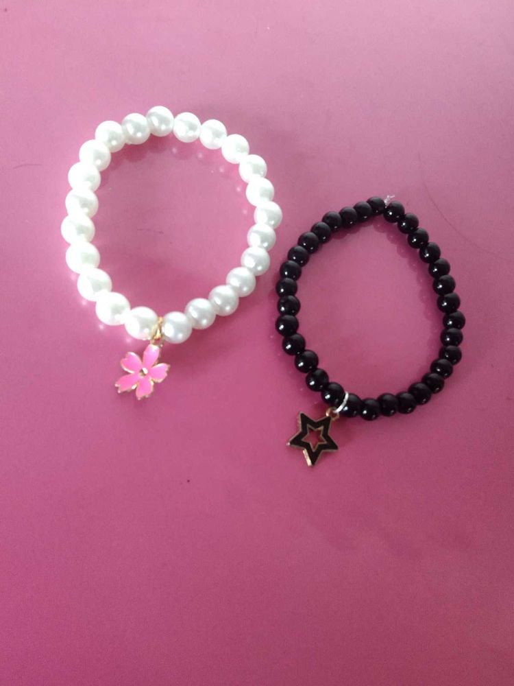 Cute Beads Bracelet Set Of 2