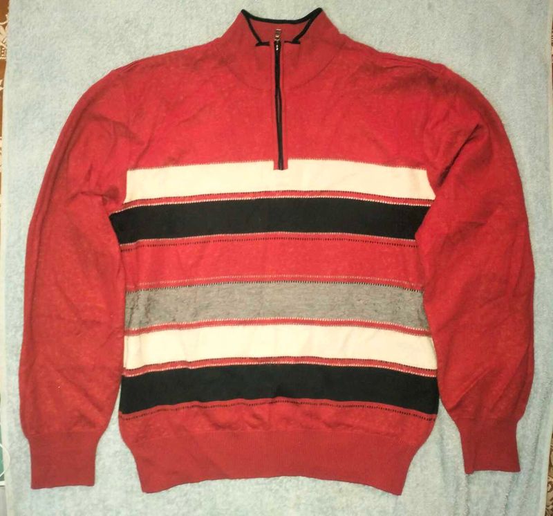 Striped Pullover Sweater