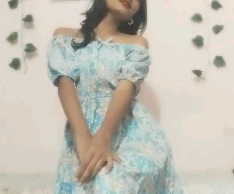 Floral Off-Shoulder Dress