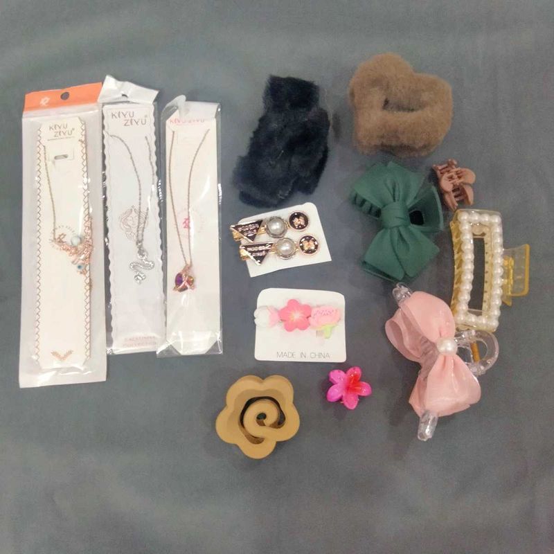 Premium Hair &amp; Jewelry Combo Package– 13 Pieces