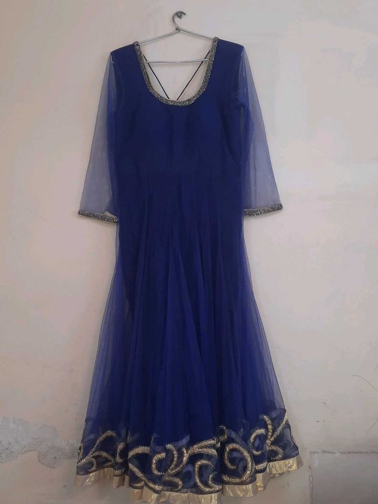 Royal Blue Anarkali Dress
