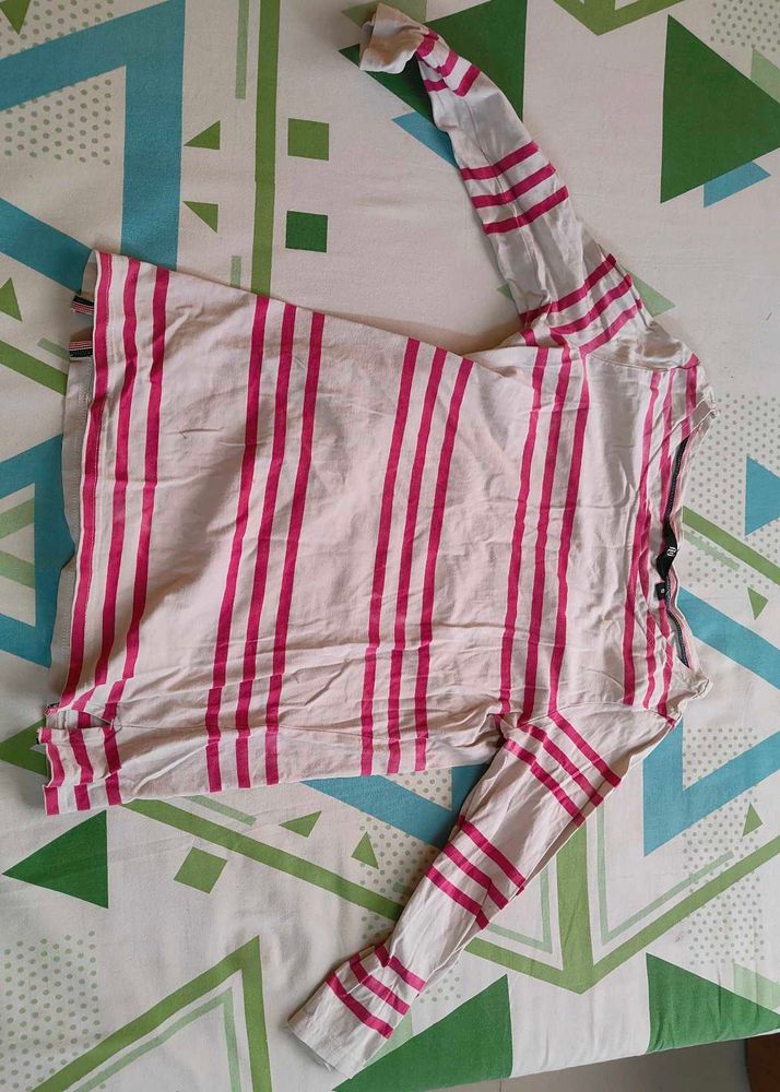 Striped Long Sleeve Top