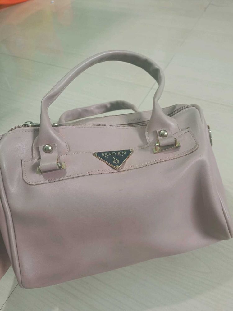 Krazy Kai Pastel Peach Handbag