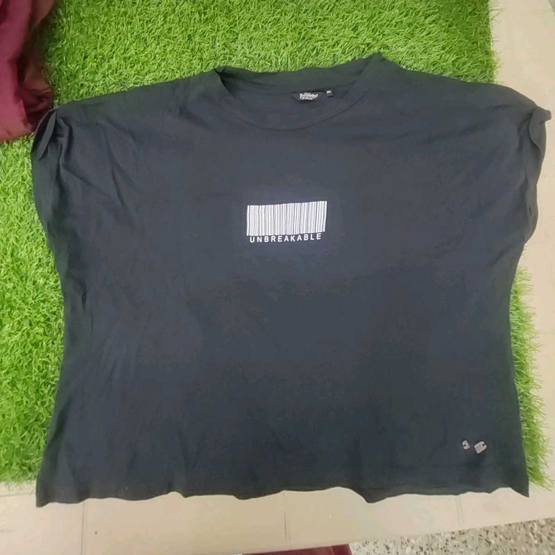 Casual Black T Shirt