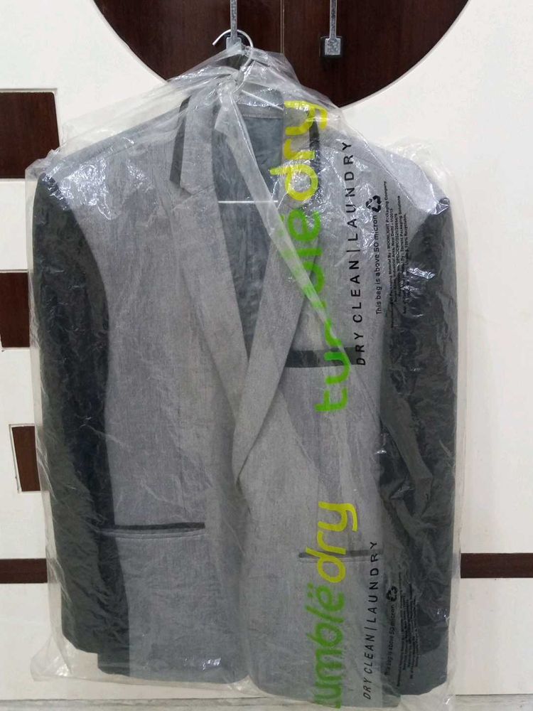Men's Grey Blazer - Formal Style