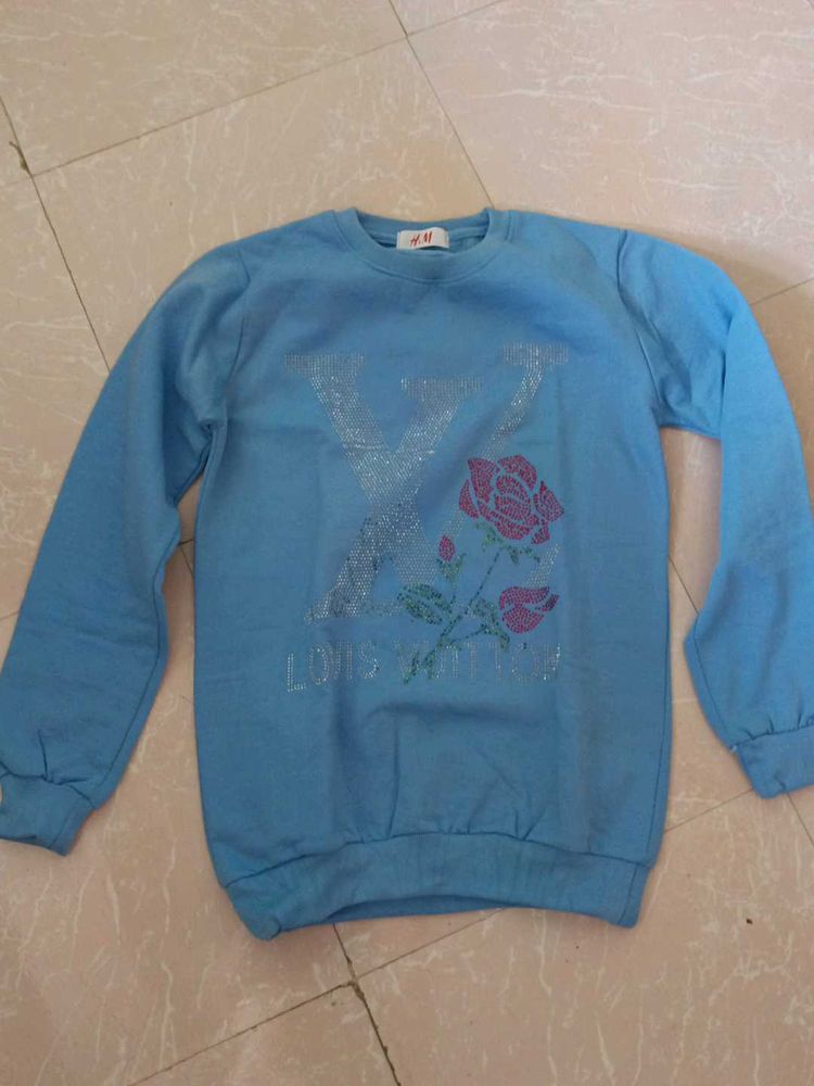 Cute Light Blue H&amp;M Sweatshirt
