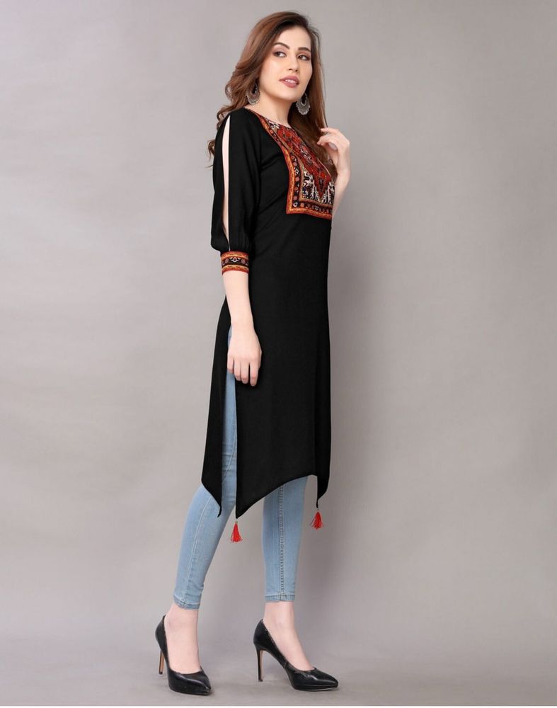 Elegant Black Kurta