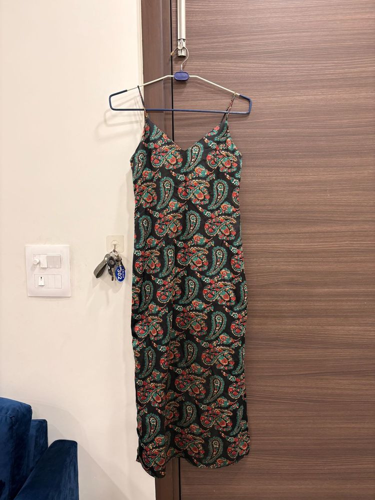 Shein Slit Printed Dress size S