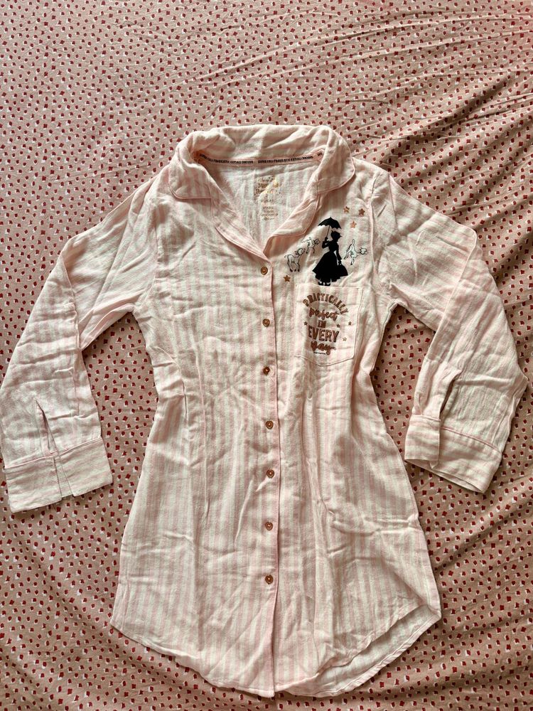 Winter Sleep Shirt Dress 🩷