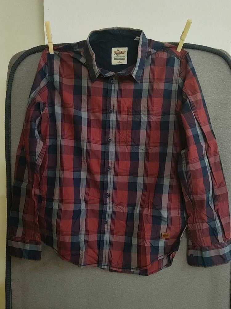 Red &amp; Blue Plaid Shirt