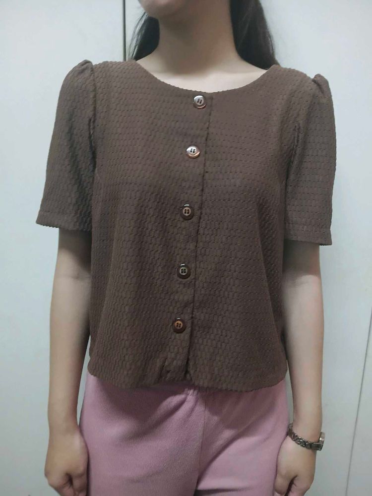 Brown Fancy Top