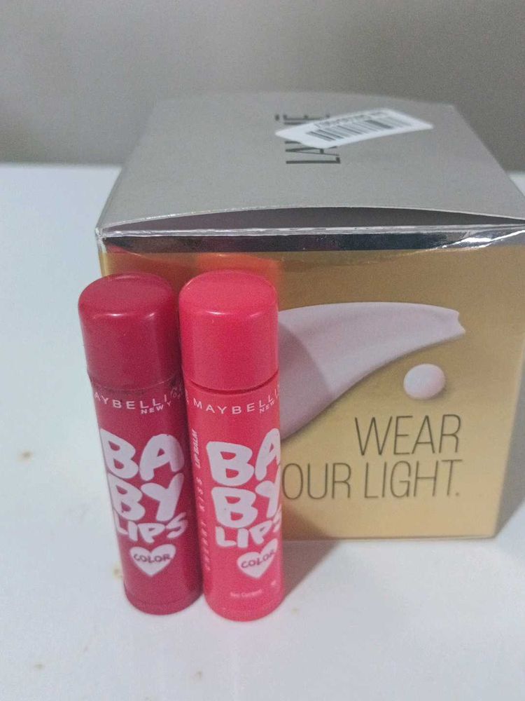 💕 Combo Of mayebelin lip Balm