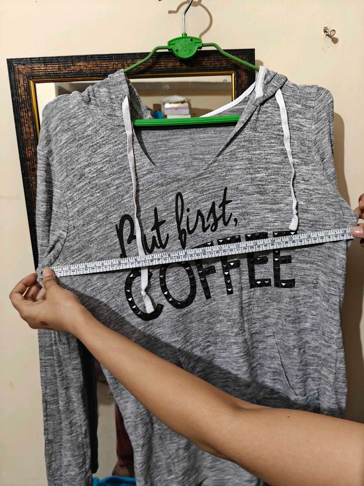 Grey Stylish Hoodie