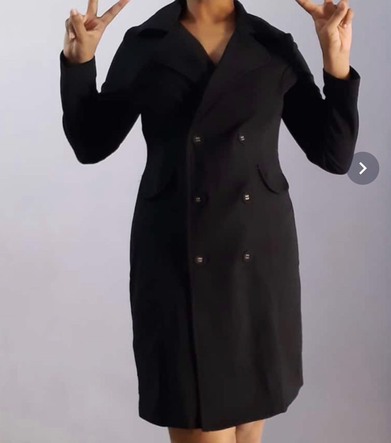 SASSAFRAS Oversize Coat Dress