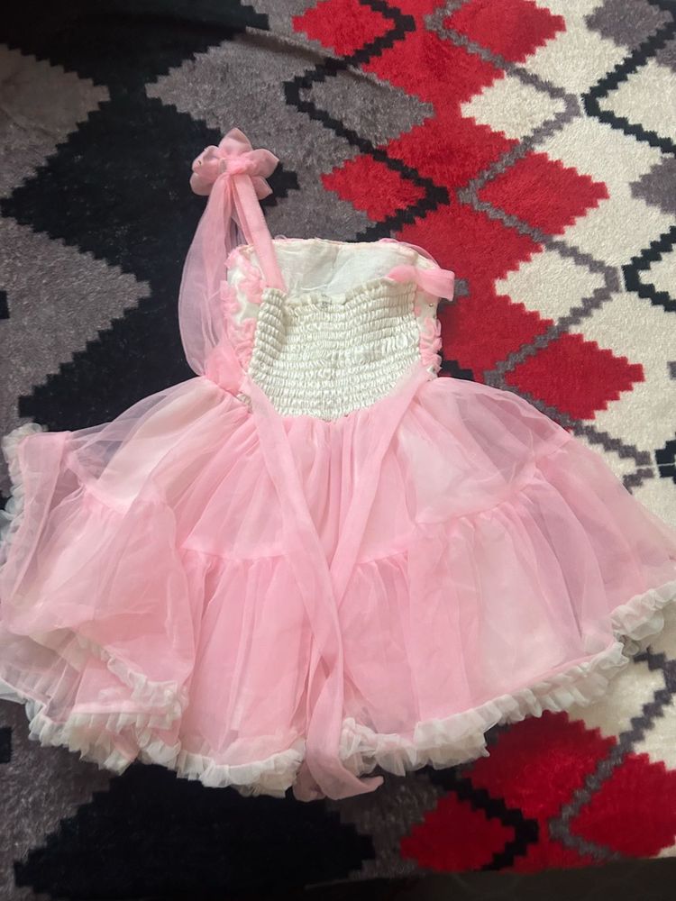 Baby Doll Girl Frock Party Wear
