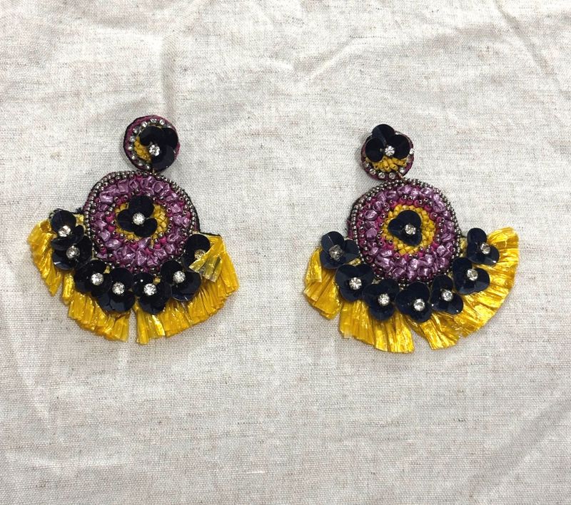 Combo Statement Floral Earrings