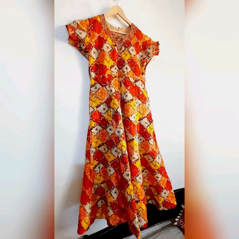 Colorful Frock Gowns Women&#39;s