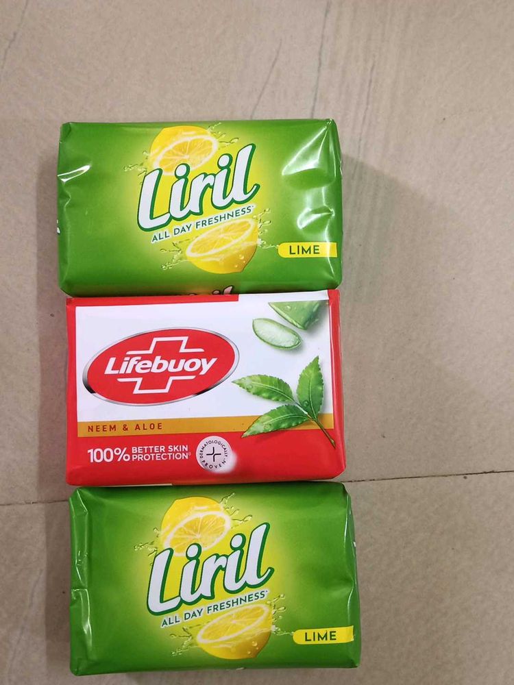 Liril &amp; Lifebuoy Soap Combo