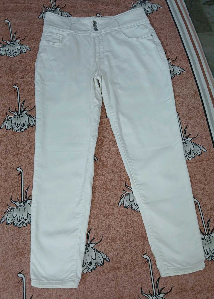 White Denim Jeans