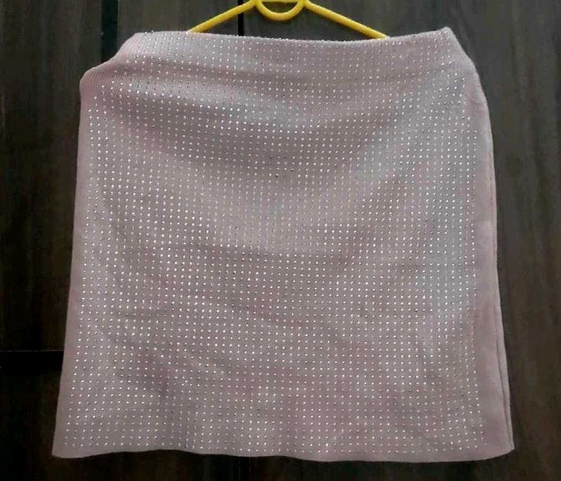 Sparkly Mini Winter Skirt