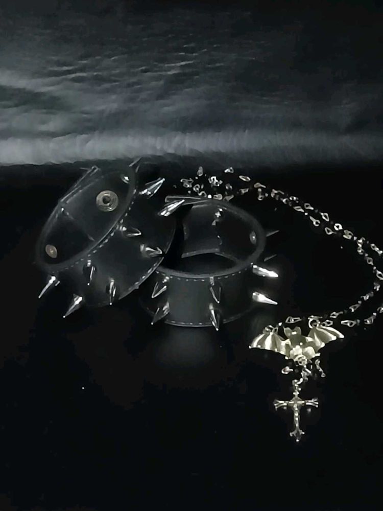 Goth Punk Alt Metal Spiked Bracelet 1pc