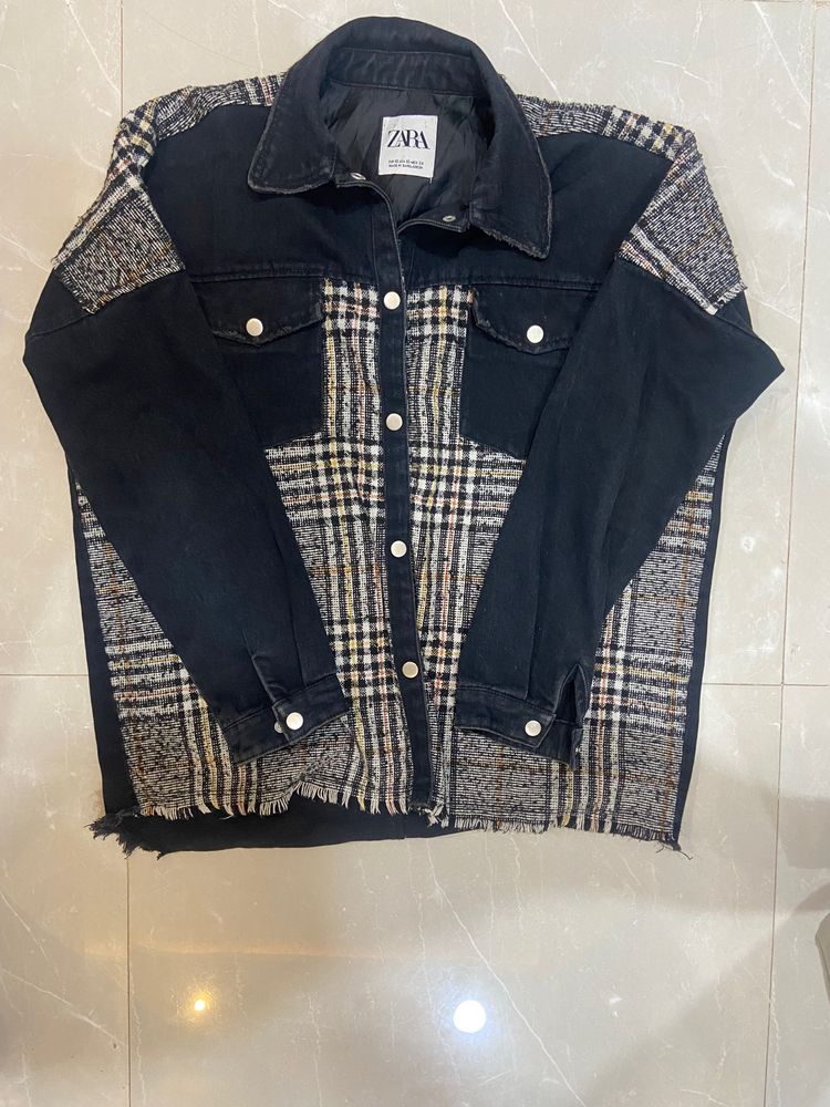 Black Shacket From Zara