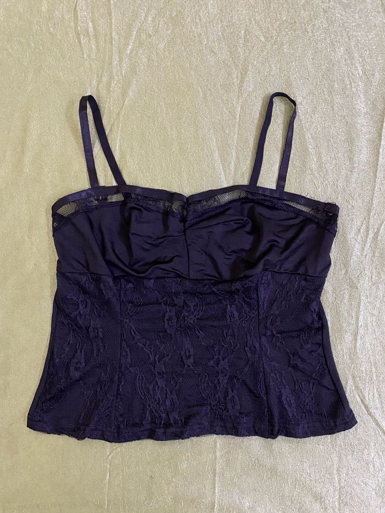 Lace Strapy Top Just 34-36