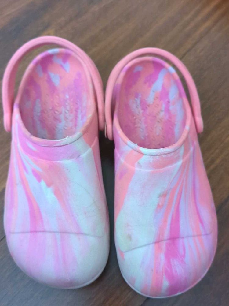 Cute Pink Swirl Toddler Clogs ( Bought From USA)