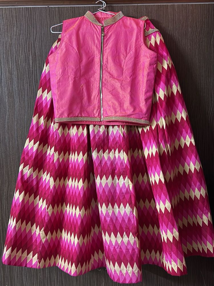 Pink Lehenga Set