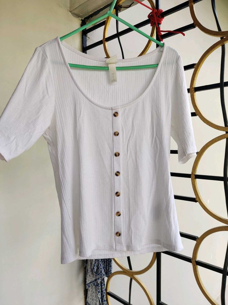 H&amp;M White Top