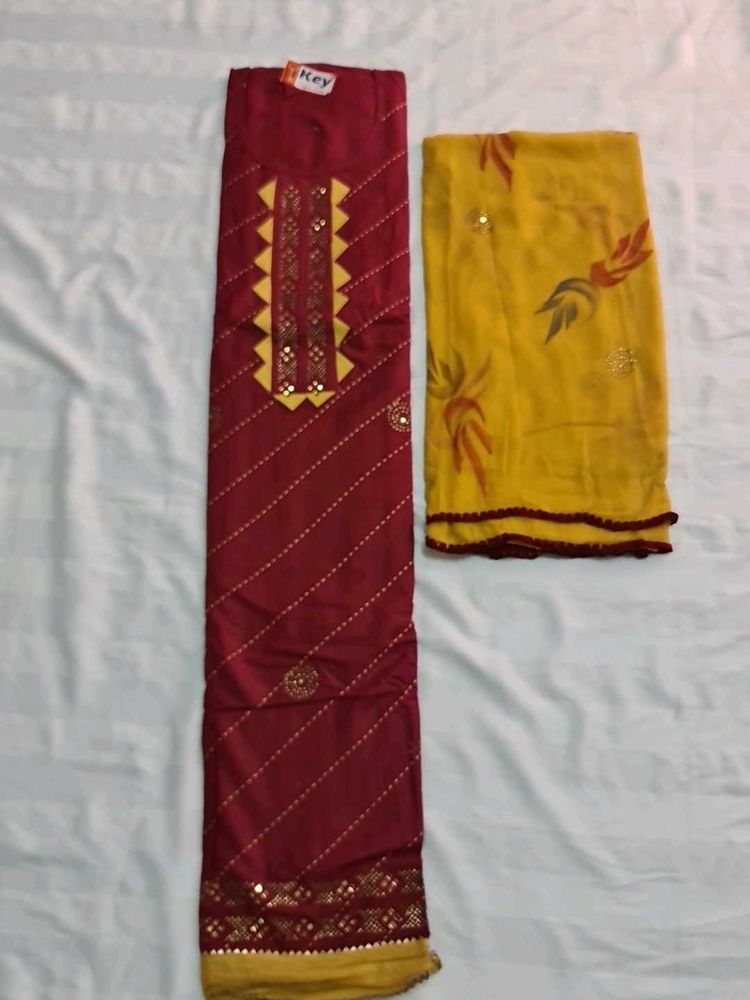 Ethnic Cotton Dress Material