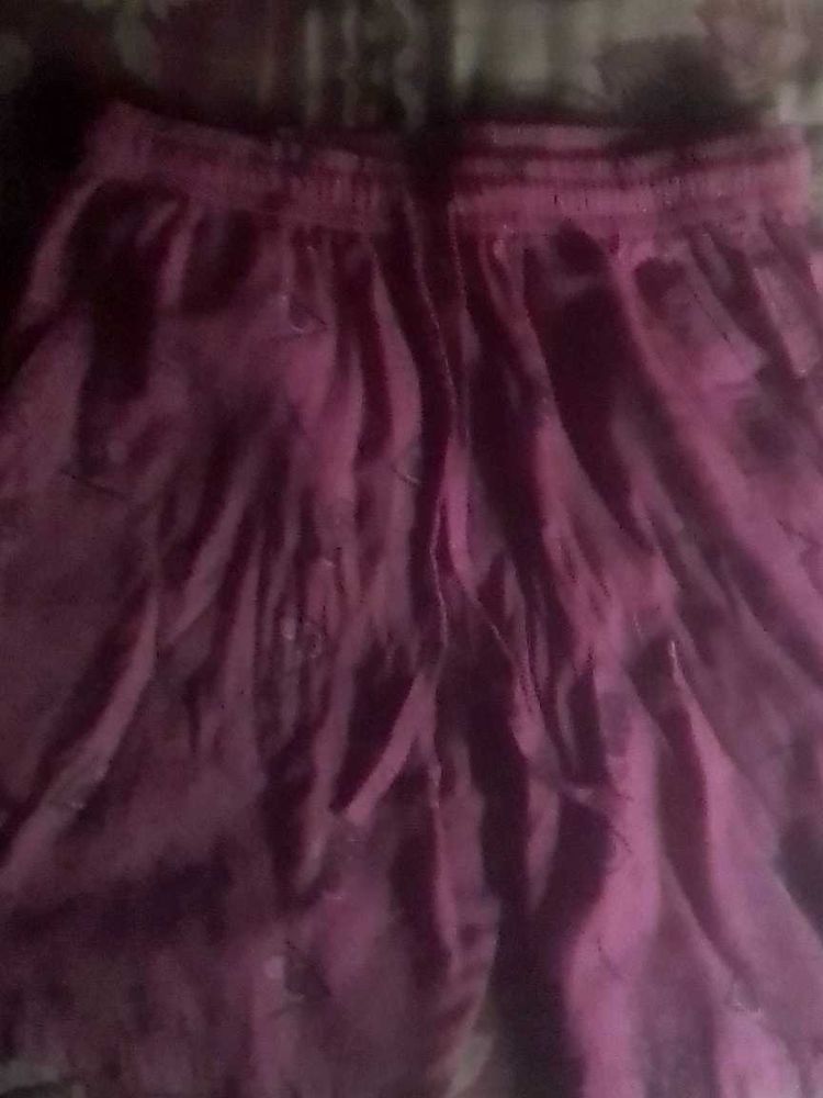 Burgundy Shorts