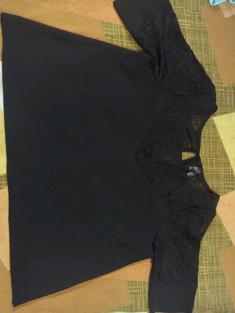 Black Lace Top