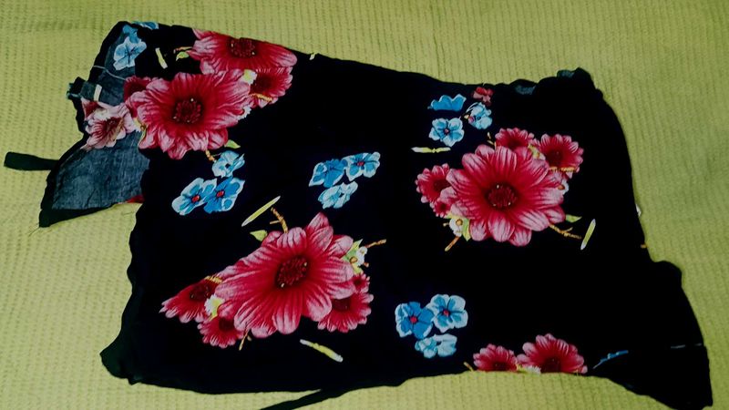Floral Print Skirt