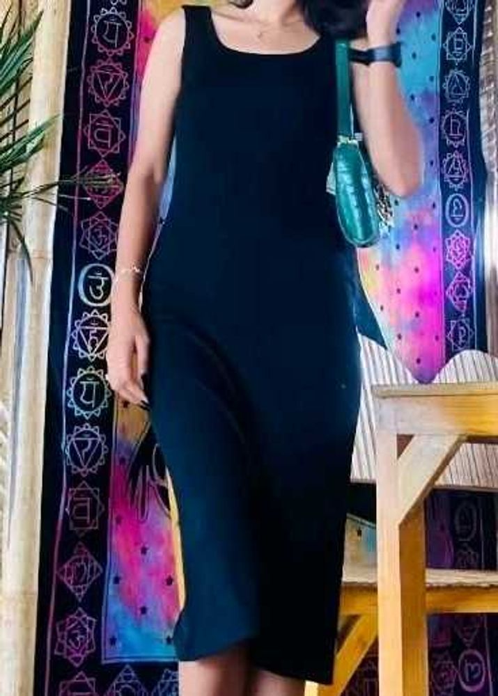 Black Midi Dress