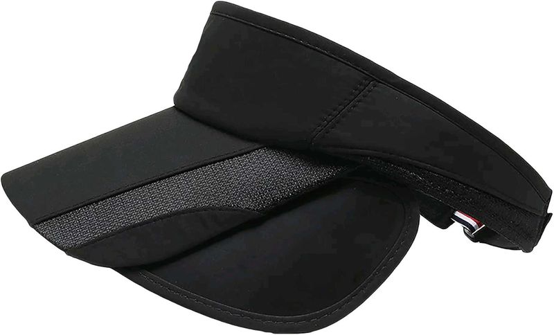 Sun Visor Cap (Unisex) Black